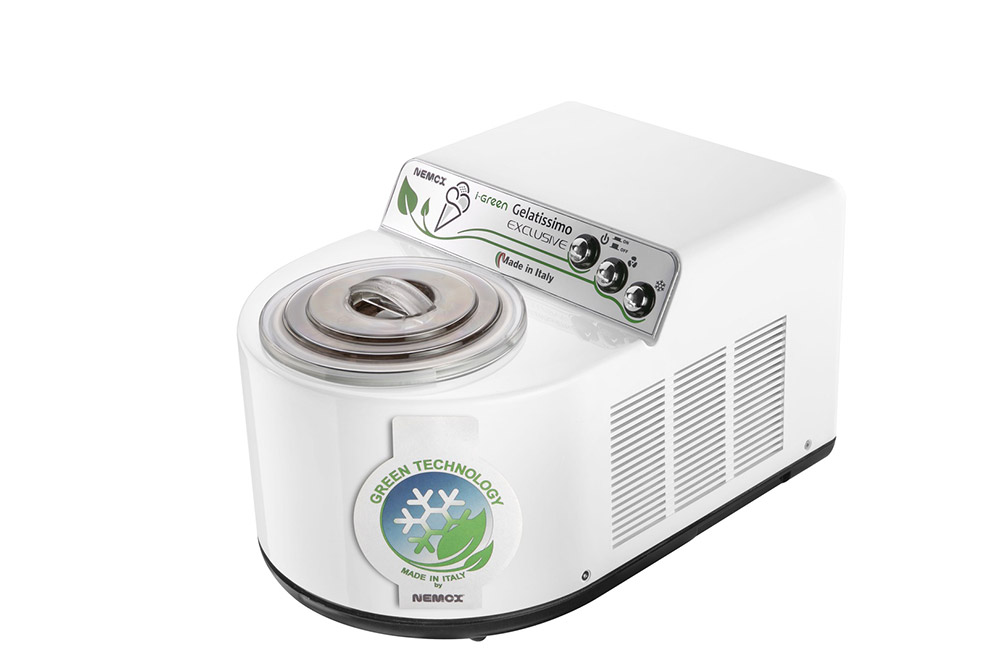 Восьмое дополнительное изображение для товара Автоматическая мороженица Nemox I-GREEN Gelatissimo Exclusive White 1.7L