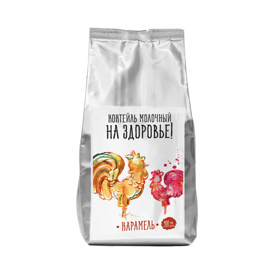 Сухая смесь для коктейлей «На Здоровье!» Карамель, 1 кг пакет (Актиформула, Россия) основное изображение