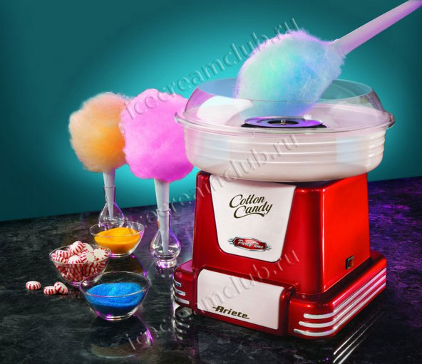 Домашний аппарат для сладкой / сахарной ваты в стиле ретро Ariete 2971 основное изображение