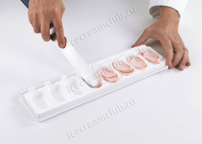 Третье дополнительное изображение для товара Форма для мороженого эскимо на палочке Easy Cream «Классик мини» (Silikomart, Италия)