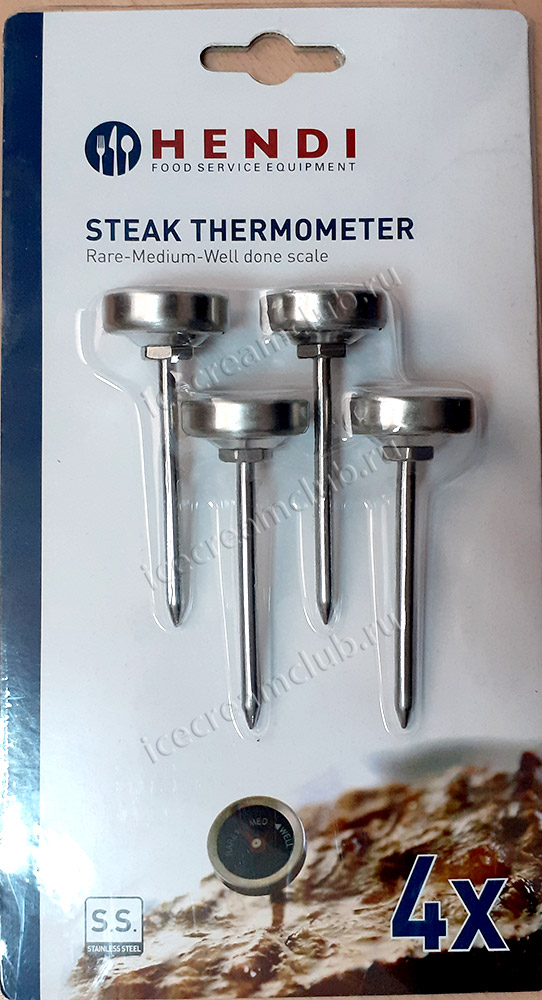 Второе дополнительное изображение для товара Термометр для мясных стейков, 4 шт Hendi 271339
