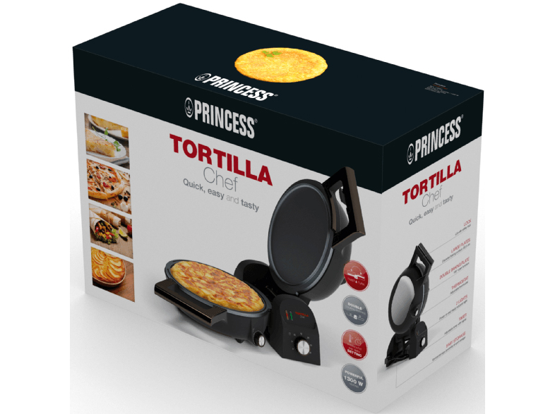 Десятое дополнительное изображение для товара Пиццамейкер "Тортилья Шеф" Princess 118000 Tortilla Chef
