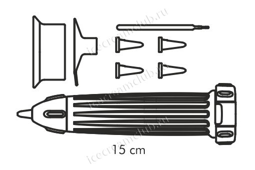 Пятое дополнительное изображение для товара Кондитерский карандаш DELICIA Tescoma 630536