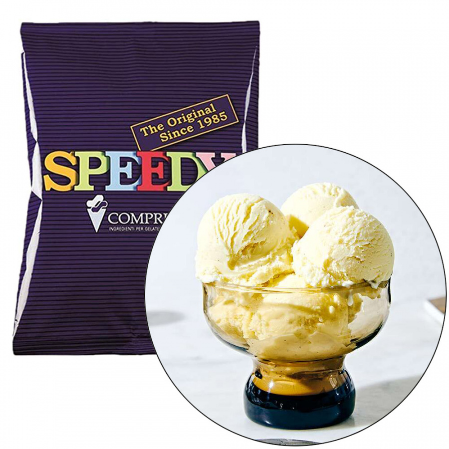 Сухая смесь для мороженого Speedy Gelato «Ваниль», пакет 1,25 кг (Comprital, Италия) основное изображение