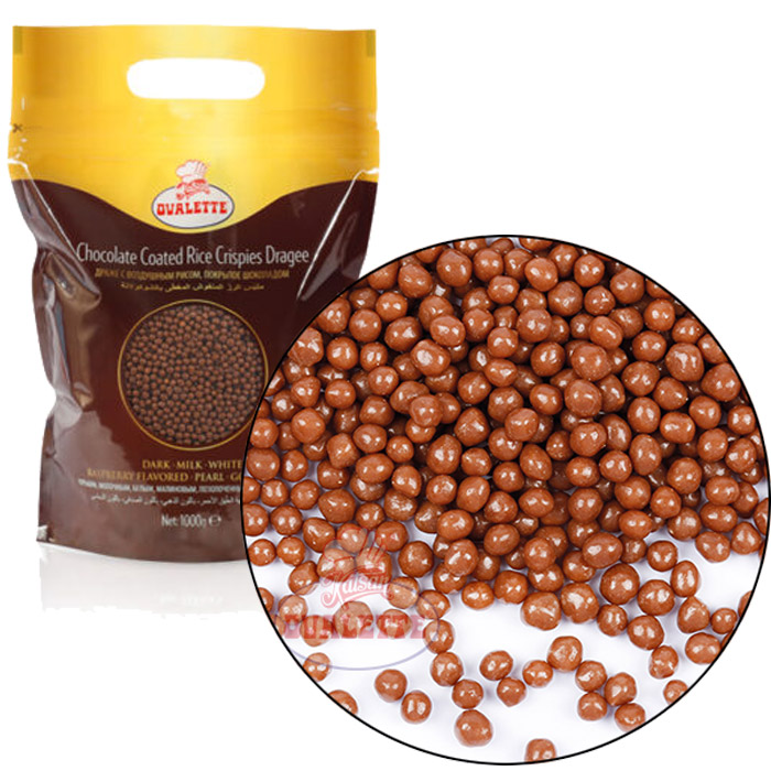 Посыпка шоколадная «Шарики хрустящие криспи» молочный шоколад, 1 кг OVALETTE Katsan K060102 основное изображение