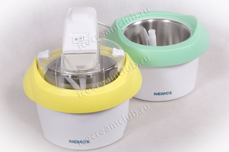 Пятое дополнительное изображение для товара Мороженица Nemox Gelato Duo Mio 1.1L