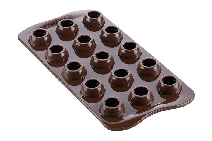 Третье дополнительное изображение для товара Форма для шоколада ИЗИШОК «Шоко дроп» (EasyChoc Silikomart, Италия) SCG53