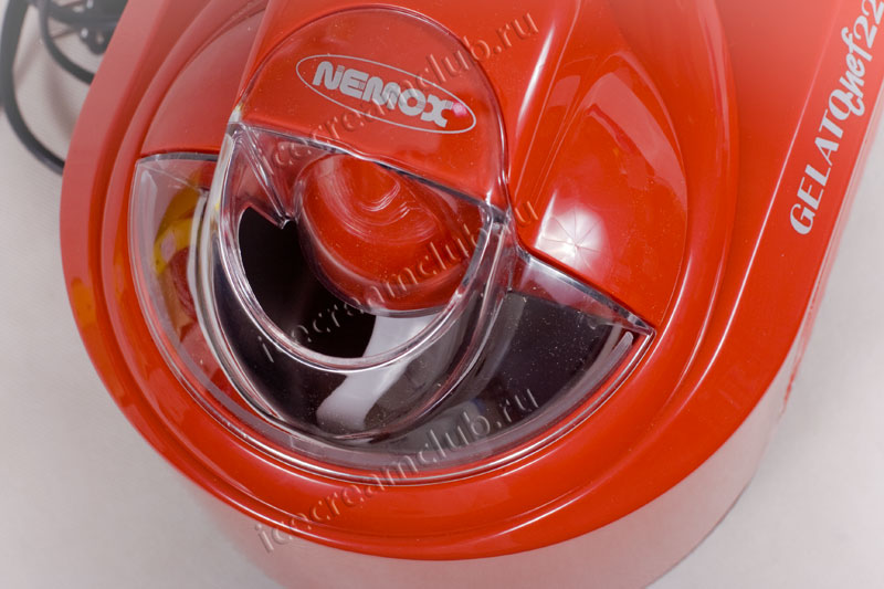 Седьмое дополнительное изображение для товара Автоматическая мороженица Nemox Gelato CHEF 2200 Rosso 1.5L