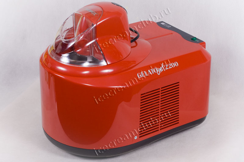 Шестое дополнительное изображение для товара Автоматическая мороженица Nemox Gelato CHEF 2200 Rosso 1.5L