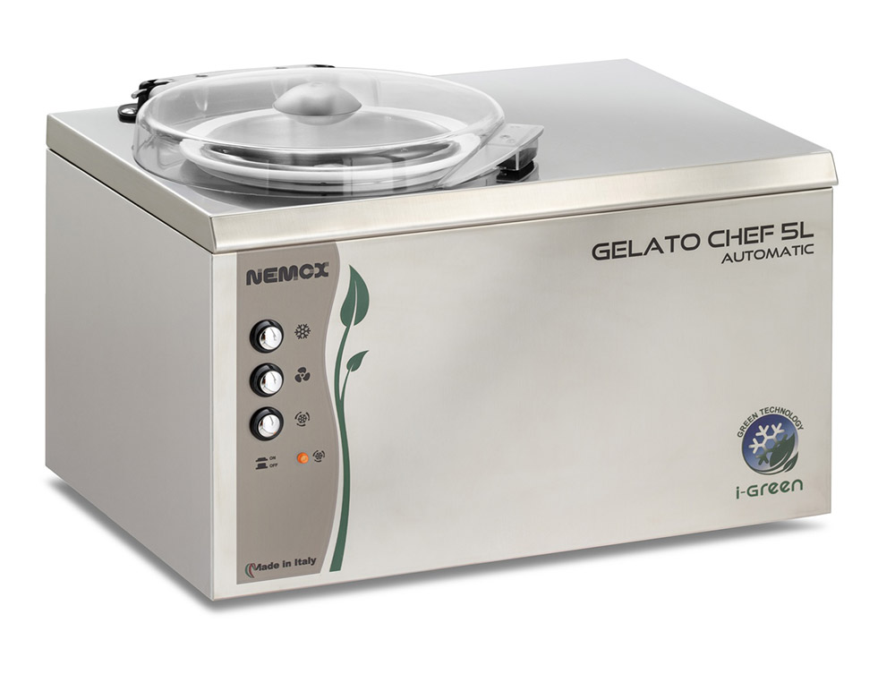 Третье дополнительное изображение для товара Фризер для мороженого Nemox i-Green Gelato Chef 5L Automatic (профессиональный, чаша 2.5л)
