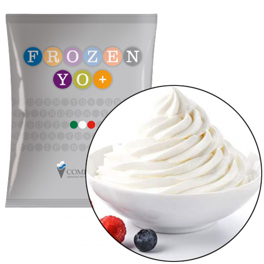 Сухая смесь для мороженого FROZEN YO «Фрозен йогурт», пакет 1.5 кг (Comprital, Италия) основное изображение