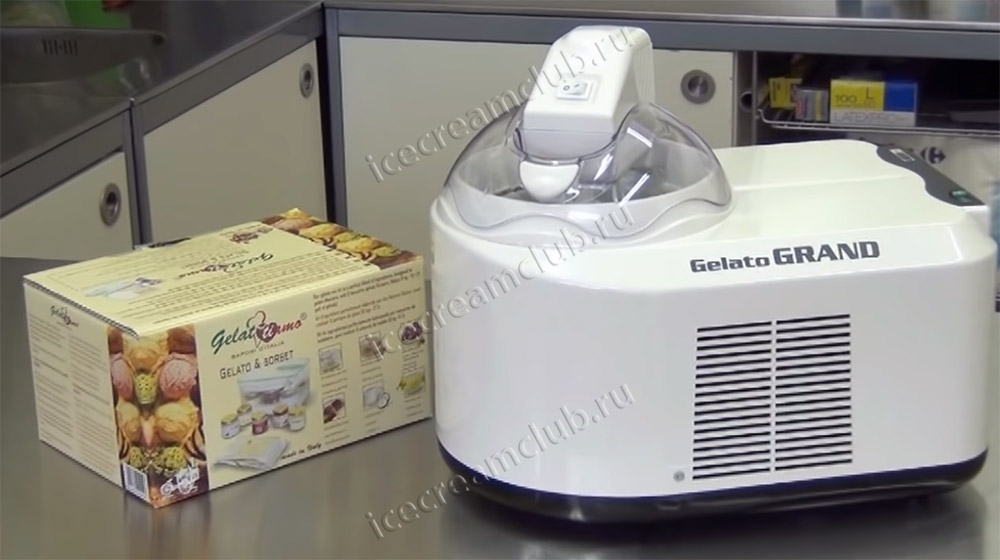 Третье дополнительное изображение для товара Автоматическая мороженица Nemox Gelato Grand 1.5L Clear