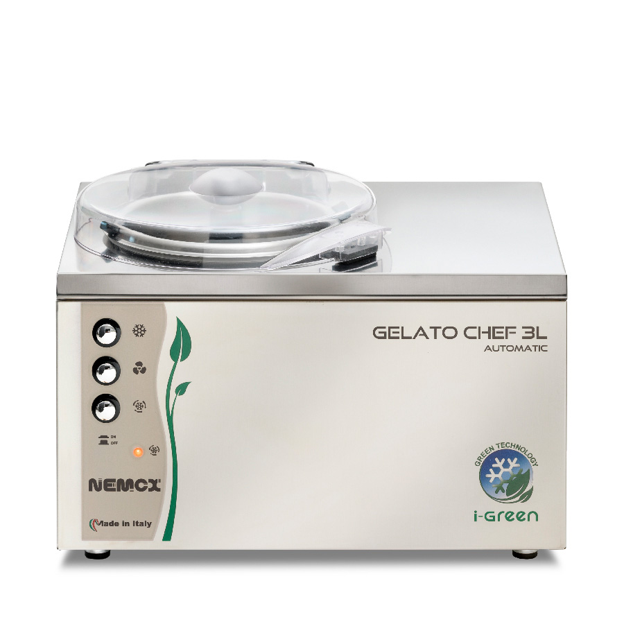 Третье дополнительное изображение для товара Фризер для мороженого Nemox Gelato Chef 3L Automatic i-Green (профессиональный, чаша 2л)