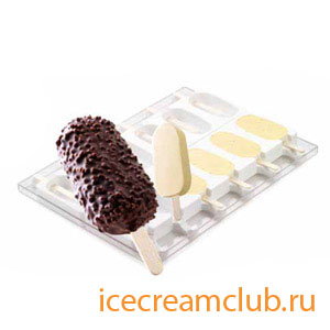 Форма для мороженого эскимо «Классик» СТЭККОФЛЕКС (Silikomart, Италия), 12 ячеек + поднос основное изображение