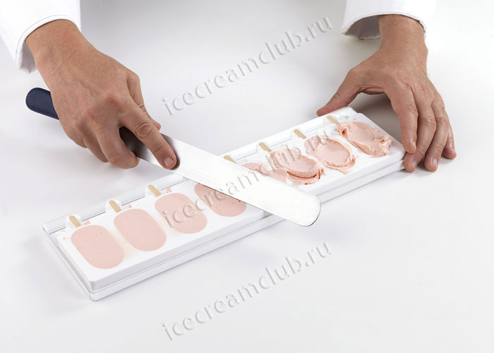 Четвертое дополнительное изображение для товара Форма для мороженого эскимо на палочке Easy Cream «Классик мини» (Silikomart, Италия)