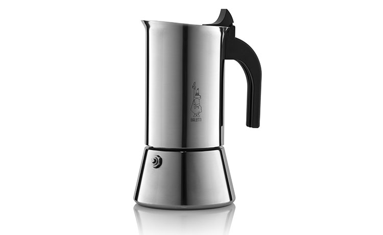 Гейзерная кофеварка для индукционных и обычных плит Bialetti New Venus 7256/CNNP (на 10 порций, 400 мл) основное изображение