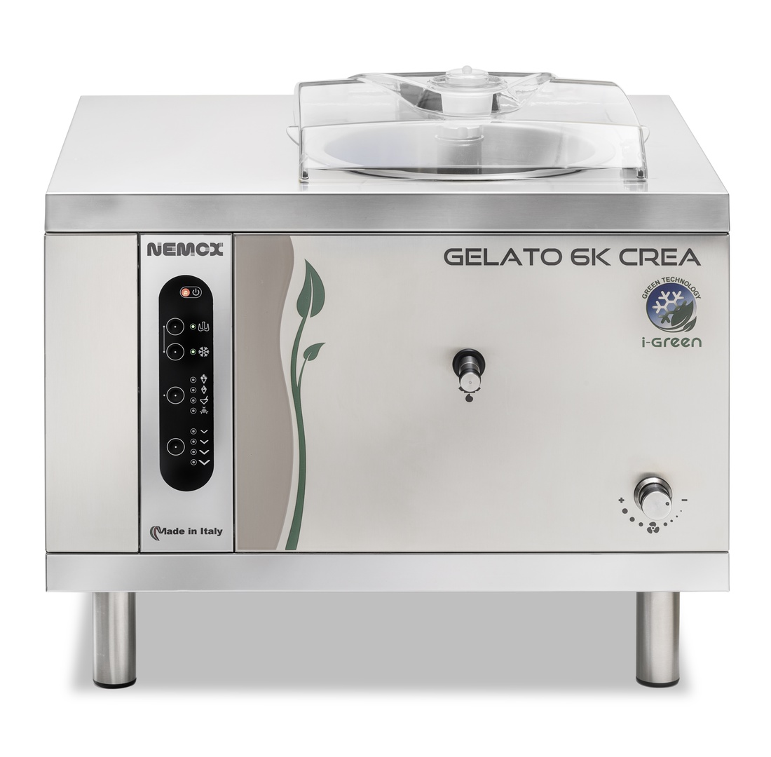 Второе дополнительное изображение для товара Профессиональный фризер для мороженого Nemox Gelato 6K Crea i-Green (чаша 5л)