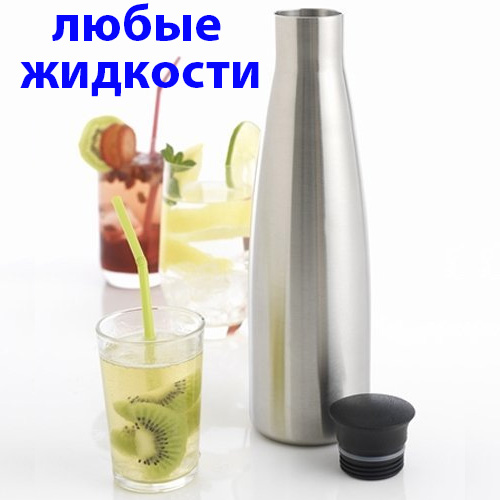 Сифон для газирования воды и напитков Mosa Soda Splash 1.1л основное изображение