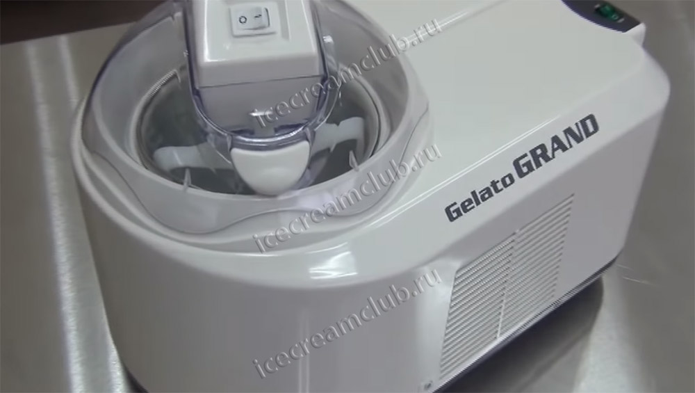 Первое дополнительное изображение для товара Автоматическая мороженица Nemox Gelato Grand 1.5L Clear
