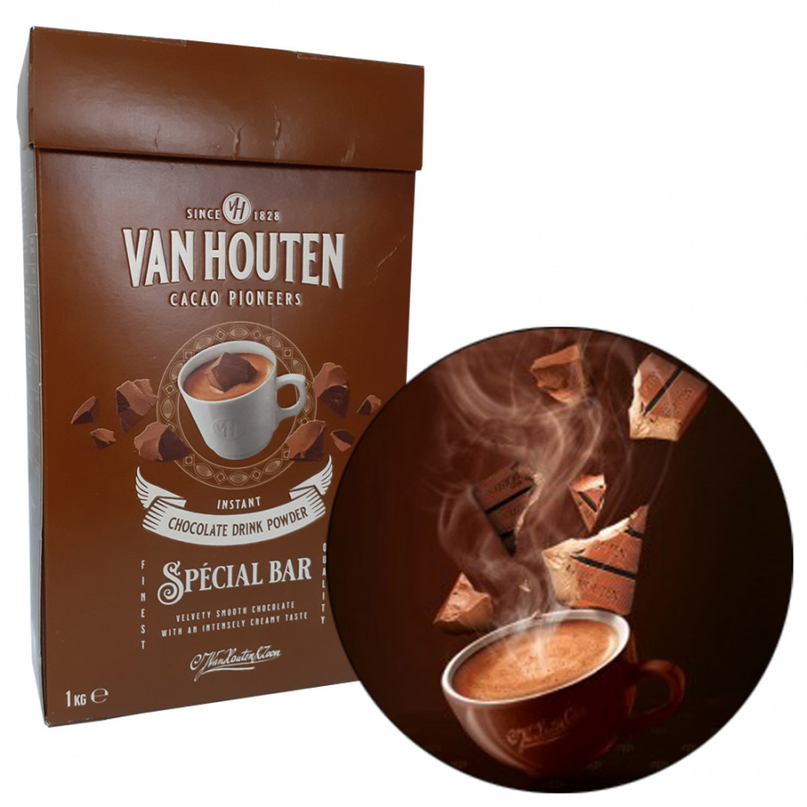 Смесь для горячего шоколада Special Bar 1 кг, Van Houten VM-51103-V61
