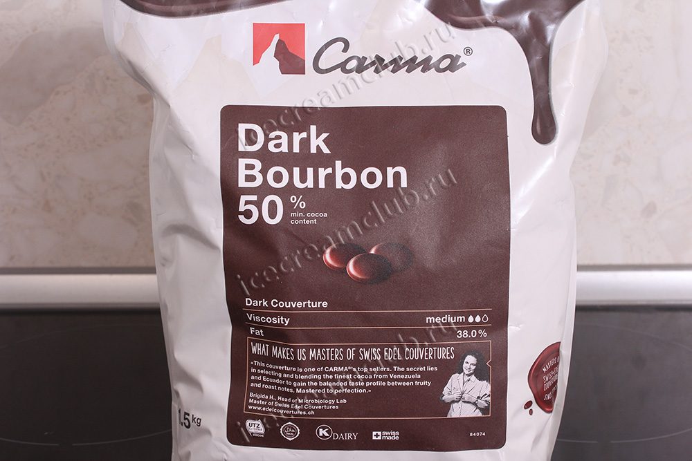 Третье дополнительное изображение для товара Шоколад темный CARMA Dark Bourbon (Швейцария) 50%, в монетах, 1,5 кг. (арт CHD-O030BURBE6-Z71)
