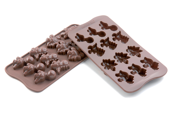 Шестое дополнительное изображение для товара Форма для шоколада ИЗИШОК «Динозавры» (EasyChoc Silikomart, Италия) SCG16