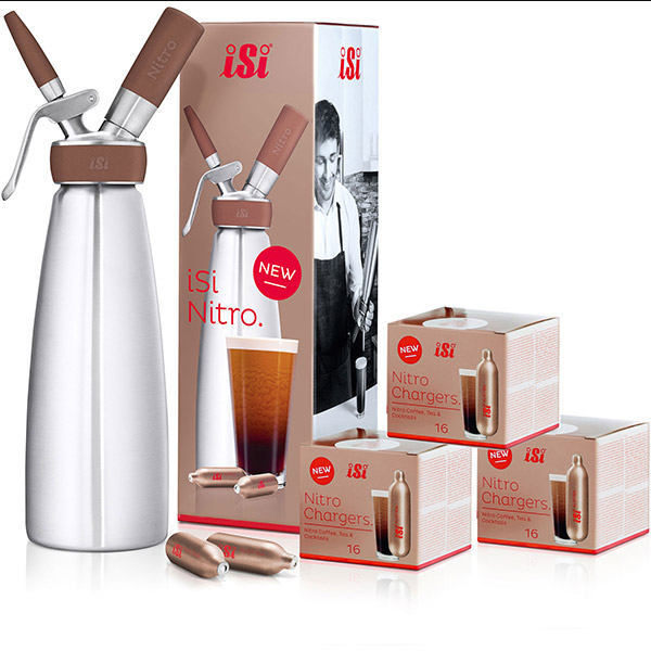 Сифон для нитро кофе и коктейлей iSi Nitro Whip (48 баллончиков) – 1л (Австрия) основное изображение
