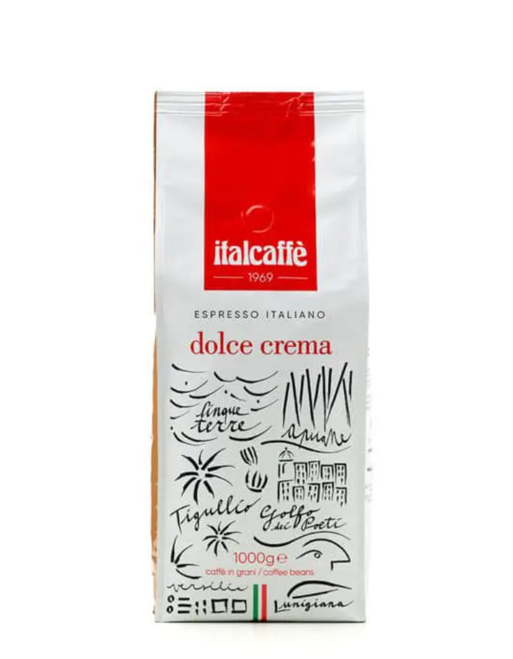 Второе дополнительное изображение для товара Кофе в зернах Italcaffe Dolce Crema - 1 кг