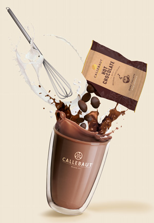 Двенадцатое дополнительное изображение для товара Горячий шоколад порционный молочный 33.6%, 25 пакетиков, Callebaut арт 823NV-T97