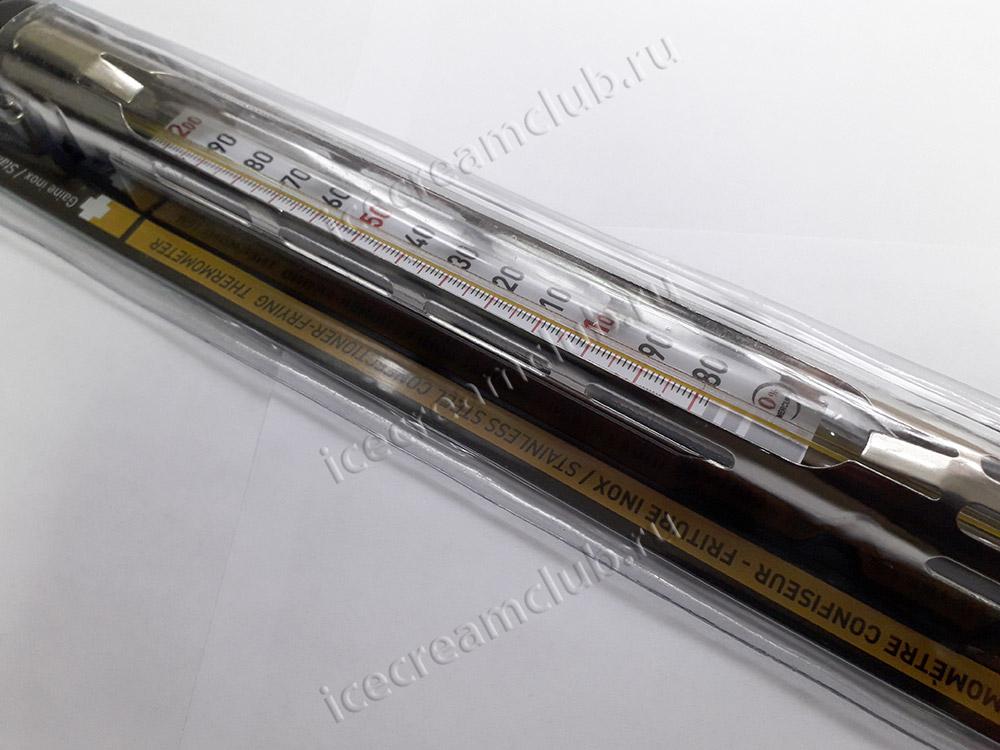 Пятое дополнительное изображение для товара Термометр для карамели (с ручкой) Matfer, 80-200C