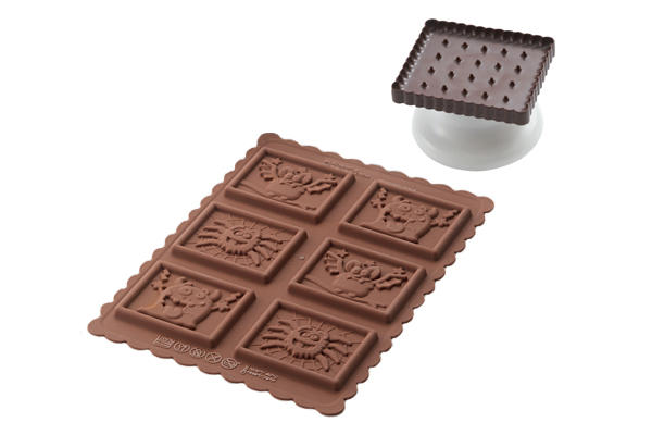 Третье дополнительное изображение для товара Набор форм для печенья с начинкой Cookie Choc «Монстры» (Silikomart, Италия) CKC12
