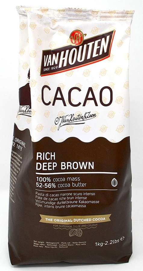 Какао порошок Rich Deep Brown 52-56% – 1 кг, VanHouten DCL-3P524VHE0-760