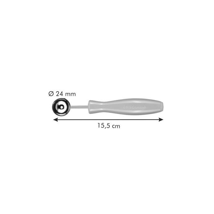 Седьмое дополнительное изображение для товара Ложка для вырезания шариков 2.4 см, PRESTO CARVING Tescoma 422022