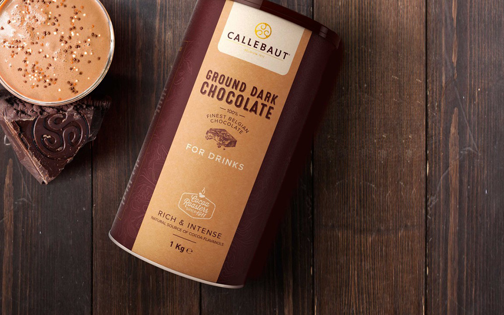 Восьмое дополнительное изображение для товара Темный шоколад 50,1% (порошок) для напитков Ground Dark Chocolate (Callebaut, Бельгия), 1 кг арт CHD-X5226P-X71