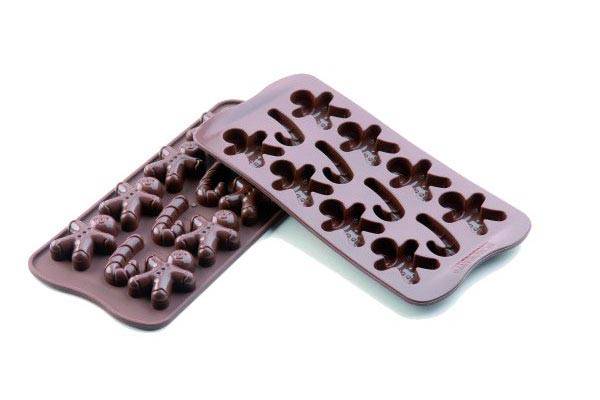 Пятое дополнительное изображение для товара Форма для шоколада ИЗИШОК «Мистер Джинджер» (EasyChoc Silikomart, Италия) SCG12