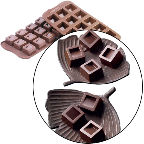 Форма для шоколада ИЗИШОК «Куб» (Easychoc Silikomart, Италия) SCG02