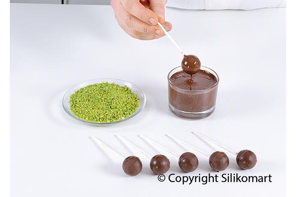 Девятое дополнительное изображение для товара Форма для десертов "Мультифлекс" сфера MUL3D, 12 шт (Silikomart, Италия)