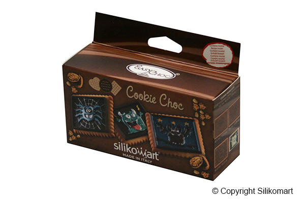 Четвертое дополнительное изображение для товара Набор форм для печенья с начинкой Cookie Choc «Монстры» (Silikomart, Италия) CKC12