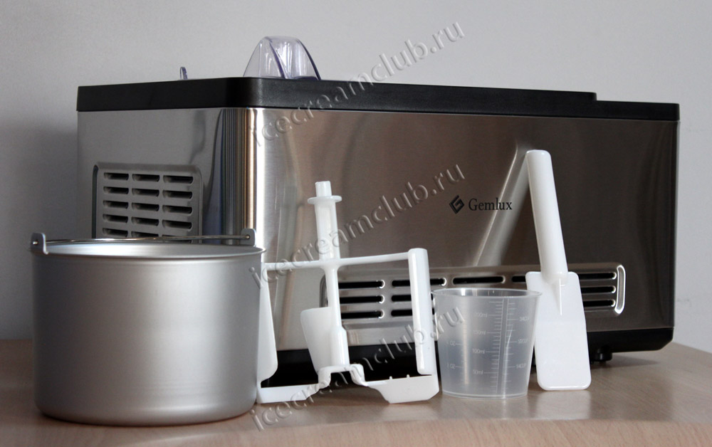 Девятое дополнительное изображение для товара Автоматическая мороженица Gemlux 1.5L GL-ICM503
