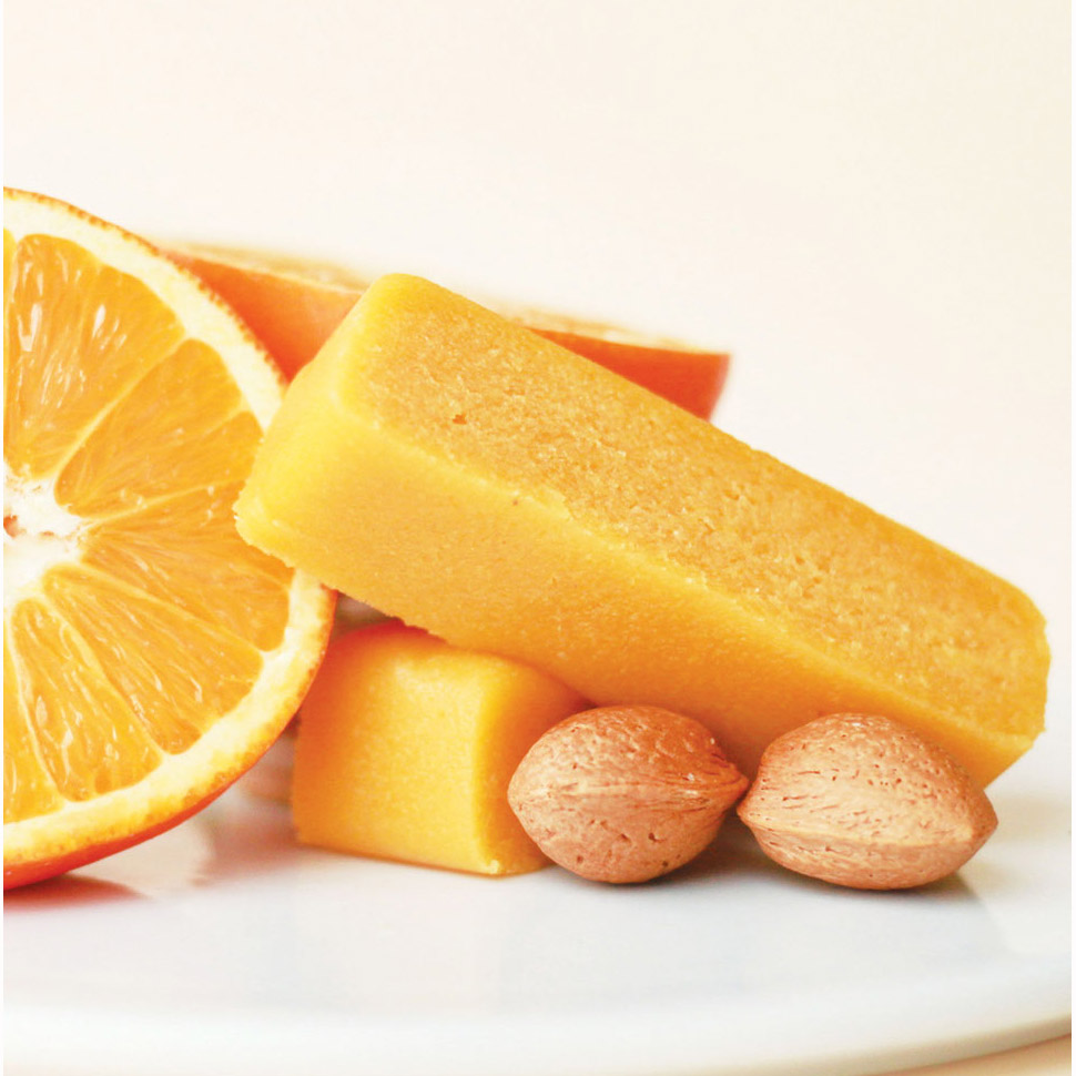 Третье дополнительное изображение для товара Марципан "Апельсин" (сахарно-миндальная паста 37.5%) 200г, Lemke (Германия)