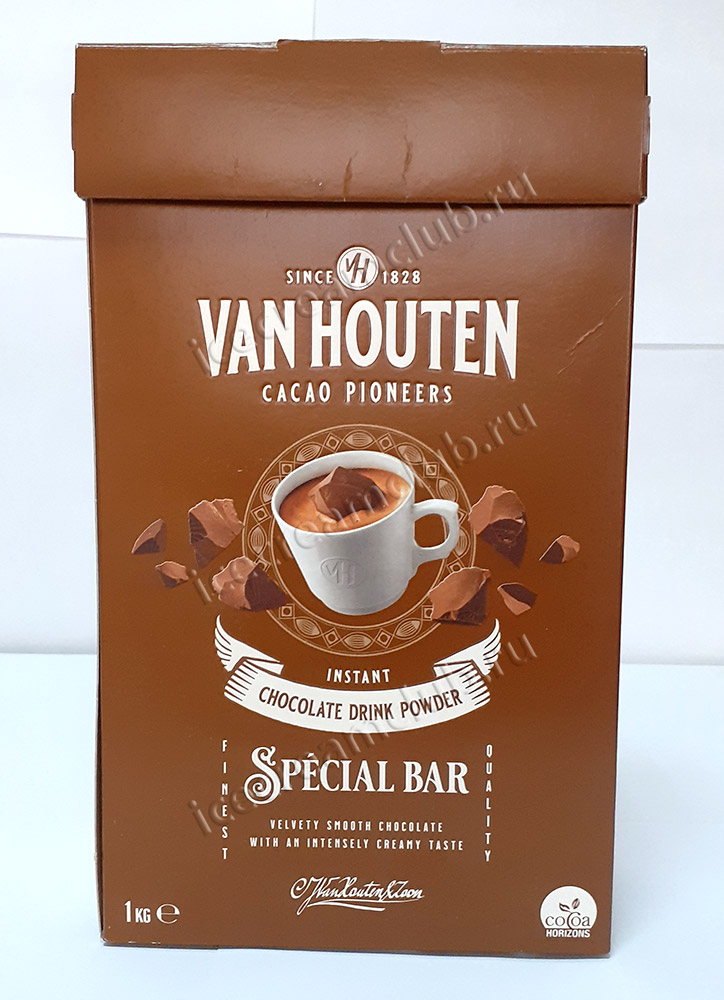 Первое дополнительное изображение для товара Смесь для горячего шоколада Special Bar 1 кг, Van Houten VM-51103-V61