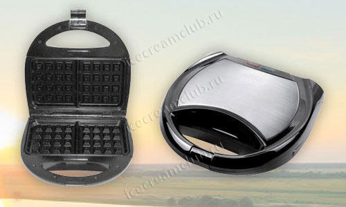 Второе дополнительное изображение для товара Электровафельница для венских вафель «Кубань-3», толстые вафли