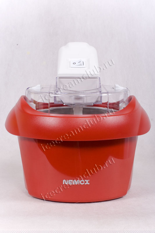 Пятое дополнительное изображение для товара Мороженица Nemox Gelato Mio Red 1.1L