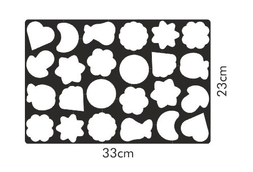 Пятое дополнительное изображение для товара Лист-форма для традиционного печенья Tescoma 630882