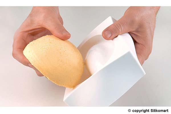 Четвертое дополнительное изображение для товара Форма для муссовых тортов ТОРТАФЛЕКС ПОЛУСФЕРА d-16 см (Silikomart, Италия)