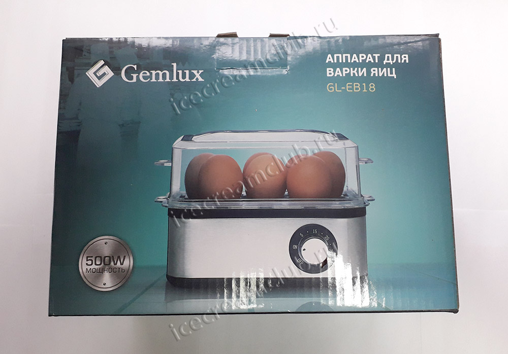 Шестое дополнительное изображение для товара Яйцеварка Gemlux GL-EB18 (8 яиц)