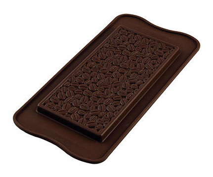 Второе дополнительное изображение для товара Форма для шоколадной плитки ИЗИШОК «Кофе» (EasyChoc Silikomart, Италия) SCG39