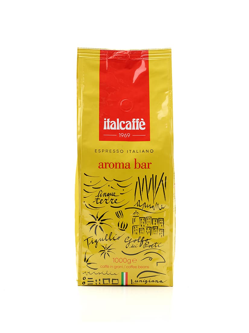 Первое дополнительное изображение для товара Кофе в зернах Italcaffe Aroma Bar - 1 кг