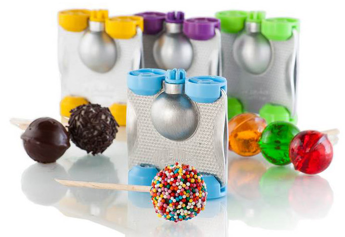 Комплект форм для конфет "Чупа Чупс" (3 формы, 30 палочек)