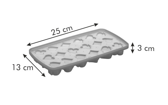 Пятое дополнительное изображение для товара Форма для льда силиконовая с крышкой «Карты» myDRINK, Tescoma 308894